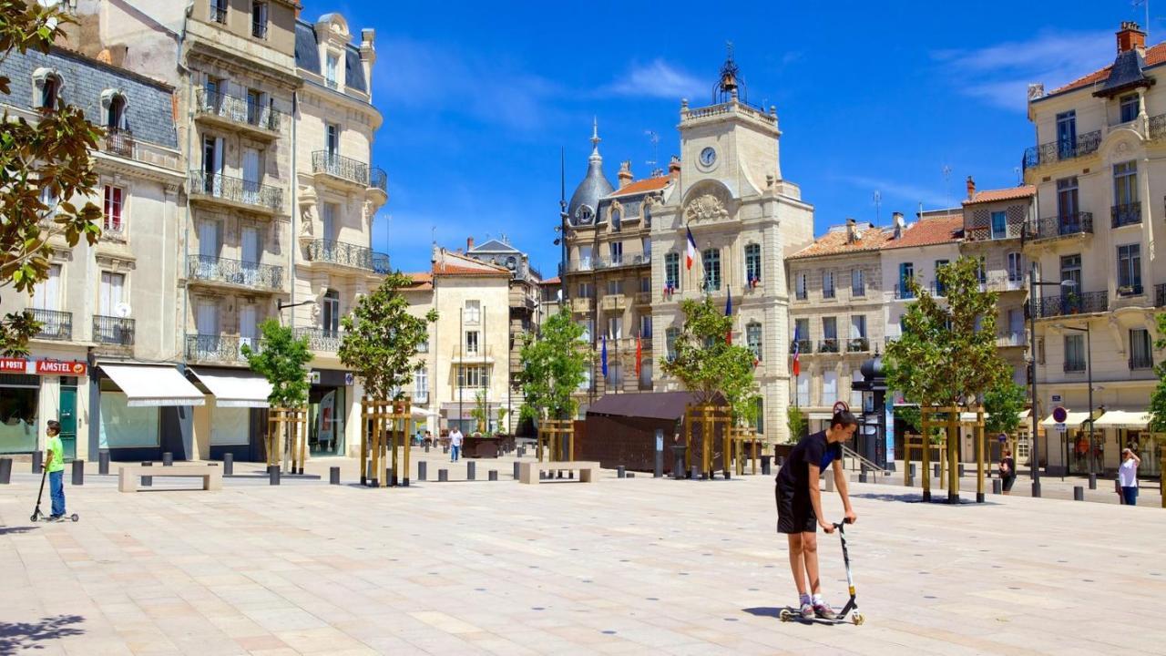 "Evasion"-Meuble De Tourisme 3 Etoiles -Residence "Les Logis De Beziers"-Garage Optionnel-Coeur De Ville-Plages A 16Km ! Екстериор снимка